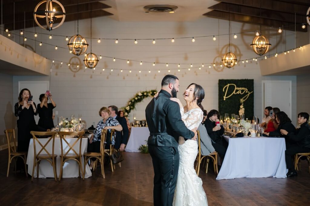 Joyful Newlyweds Dancing at All-Inclusive Weddings Orlando