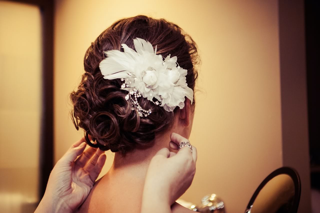 Classic Wedding Updo by Kristy's Artistry Design Team