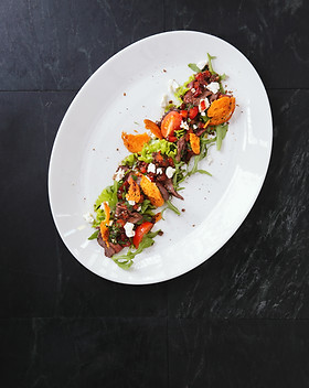 Cocktails Catering: Gourmet Vegetable Platter with Fresh Tomato, Avocado, Cheese, and Spring Lettuce