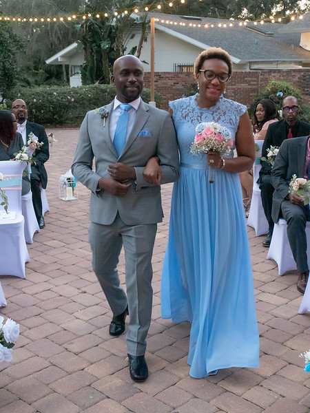 Happy Couple Walking In Outdoor Dinning Area At All Inclusive Weddings Orlando