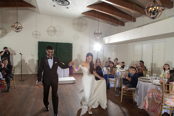 Wedding Couple On The Way To The Dance Floor At All Inclusive Weddings Orlando