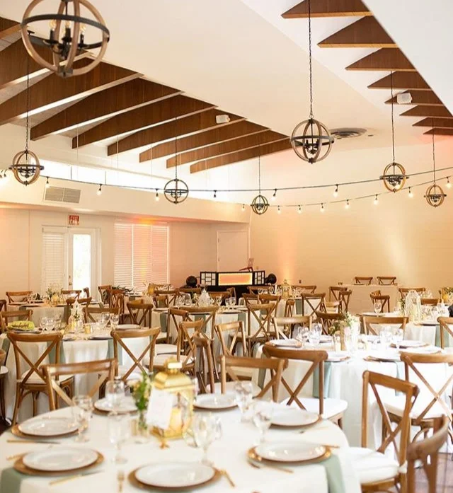 Dining Room At Garden Villa Prepped For Wedding Package From All Inclusive Weddings Orlando