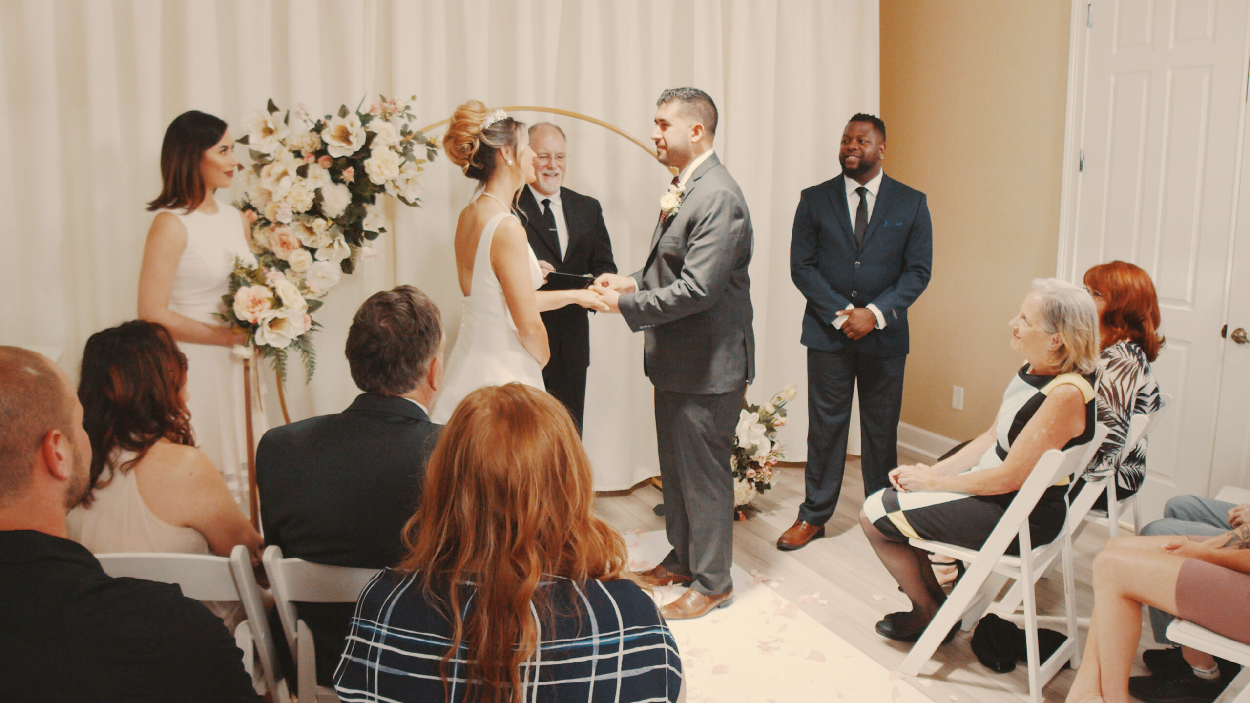 Joyful Wedding Party Celebrating with Ceremonies by Ray